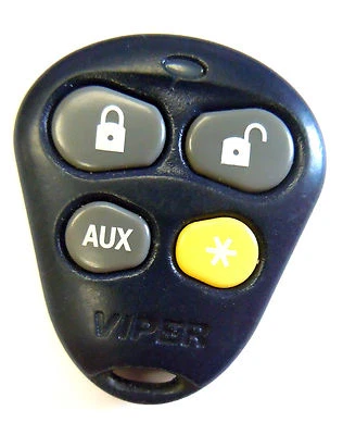 VIPER KEYLESS controle remoto ALARME chave FOB TRANSMISSOR EZSDEI474V CE0890 EUC partida de carro - Imagem 1 de 2