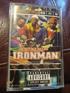 Ghostface Killah Ironman Cassette Tape Wu Tang Clan Raekwon Cappadona Tested  - Imagen 1 de 5