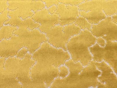 Tela de terciopelo jacquard de Designers Guild - Torca/ocre 3,4 yardas FWY2598/05 Foto 1 de 4