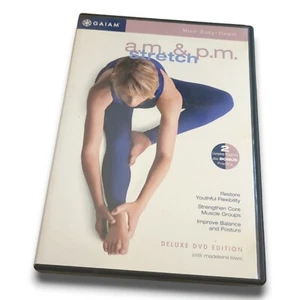 AM & PM Stretch - DVD By Madeleine Lewis - VERY GOOD - Picture 1 of 4