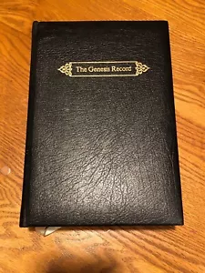 THE GENESIS RECORD SIGNED HENRY M MORRIS LtdEd LEATHER BOUND 716pgs c1976 - Picture 1 of 6