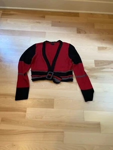 Tribal Damen Pullover Gr. L rot romantisch kantig Lehrer Akademie Schulmädchen - Bild 1 von 5