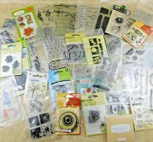 RIESIGES KONVOLUT 40+ -- MINI Clear/Vollgummistempel - Kunst/Basteln Sammelalbum - Bild 1 von 7