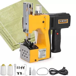 Tragbare Elektrische Sacknähmaschine Nähmaschine Industrienähmaschine 210W 220V - Bild 1 von 10