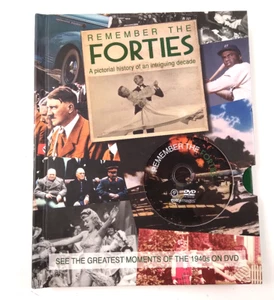REMEMBER THE FORTIES: A pictorial history of an intriguing decade - DVD & BOOK - Foto 1 di 12