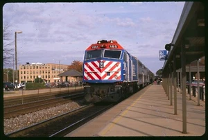 Original Rail Slide - RTA Metra 185+ #1274 Naperville IL 10-20-2006 - Fuji Film - Picture 1 of 1