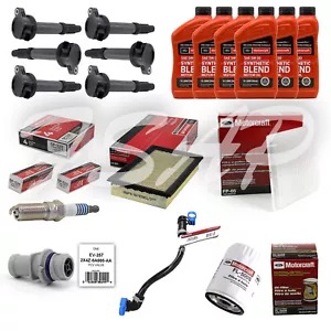 Tune Up Kit 2015 Ford Flex 3.5L V6 Ignition Coil DG-520 SP520 FL500S FP68 KCV265 - Picture 1 of 10