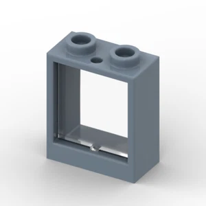 Lego 4x Fenster Scheibe 1x2x2 window glas 60592 60601 sandblau transparent klar - Picture 1 of 1