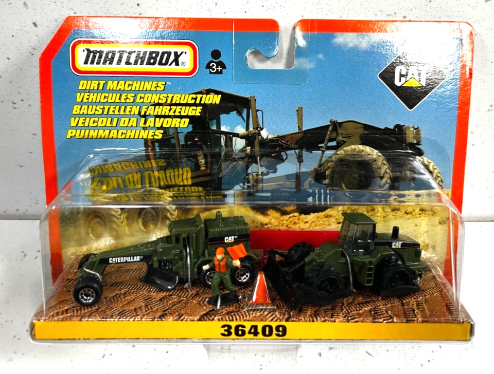 Matchbox - Dirt Machines Caterpillar Set 36409 - Retro 1st Edition - New/Sealed - Image 1 of 1