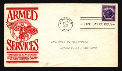 US SC# 940 FDC / Anderson Red Cachet - L267 - Image 1 of 2