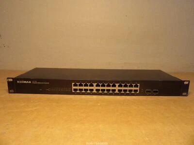 Edimax GS-1026 V2 24-Port Gigabit Ethernet Switch 2 SFP Ports - INCL RACK EARS - Image 1 of 4