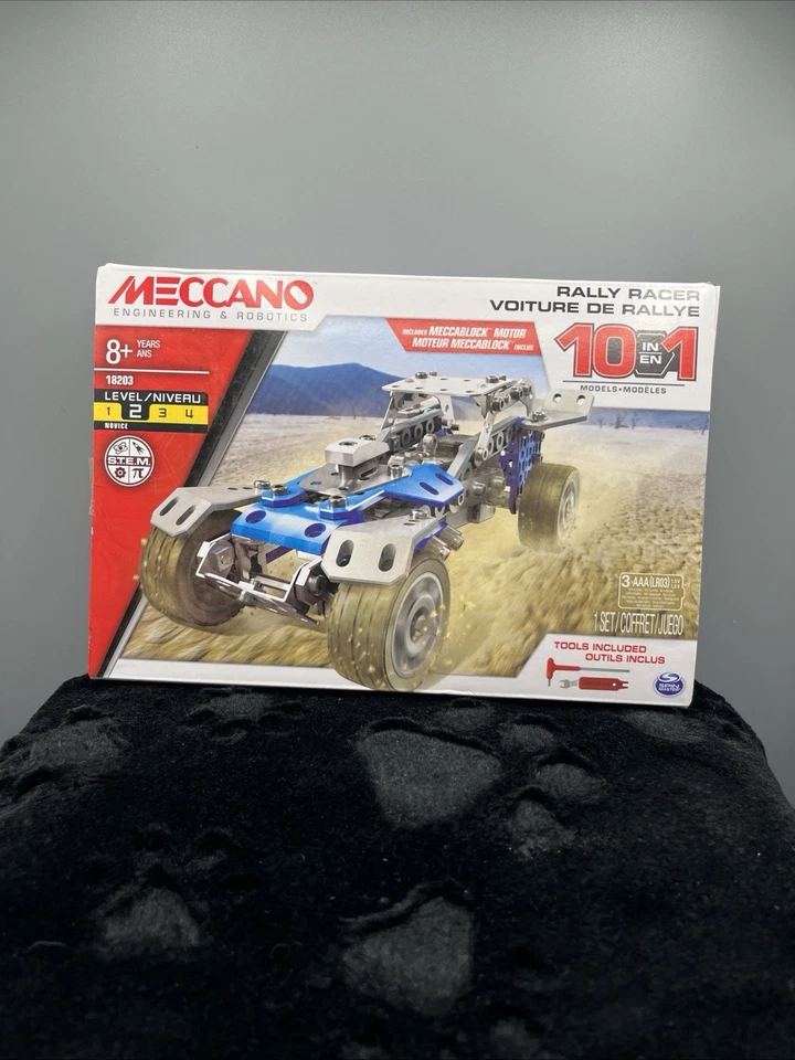 Erector by Meccano 10 in 1 Rally Racer Model Vehicle Building Kit Stem Educatio
