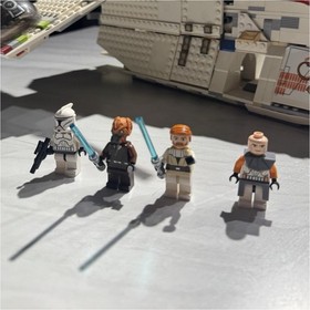LEGO Star Wars Republic Gunship 7676 Complete Set Clone Wars with Minifigures