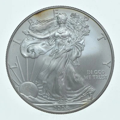 Colección de monedas American Silver Eagle Estate 2008 *813 Foto 1 de 3