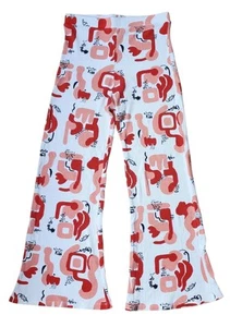 Desigual x Miranda Makaroff Palazzo Trousers - Rib Knit Wide Leg Pants - Size S - Picture 1 of 4