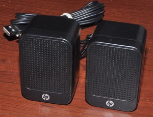 HP USB Wired Mini LCD Laptop Speakers 630797-001 Model HSTNN-SS01 - Picture 1 of 3