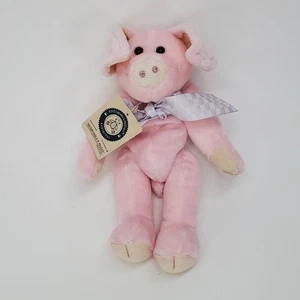 Baby Boyds MudPuddle P. Piglet Plush 9" Jointed Bean Bag Plush Stuffed Pig - Picture 1 of 11