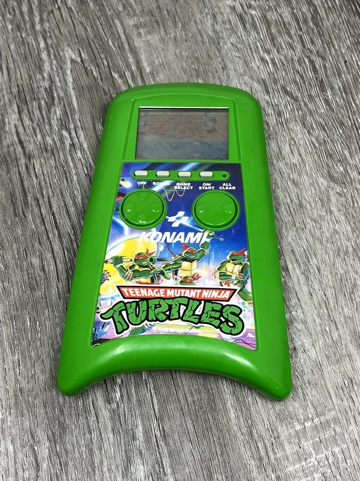 Konami Teenage Mutant Ninja Turtles 1989 portátil LCD juego probado funcionando años 80 Foto 1 de 4