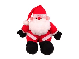 Peluche vintage de 20" de Papá Noel 1988 Chrisha paracaídas nailon Navidad peluche años 80 - Imagen 1 de 8