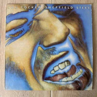 Joe Cocker ‎– Sheffield Steel 1982 Vintage LP Vinyl Album Pre Owned - Image 1 of 4