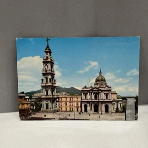 CARTOLINA COLORI VINTAGE COLLEZIONE SANTUARIO DI POMPEI  - ESTERNO - Imagen 1 de 2