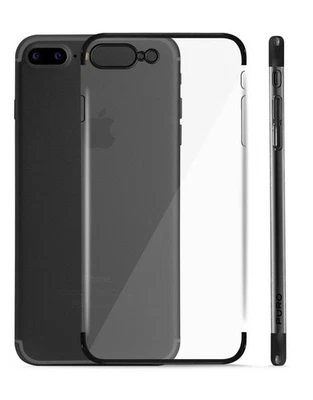 Cover Crystal Puro Verge Case Protezione Trasparente Per Apple Iphone 7 8 Plus - Immagine 1 di 2