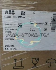 ACS580-01-07A3-4 1 STÜCK NEU Frequenzumrichter ACS580-01-07A3-4 USV oder FedEx - Bild 1 von 7