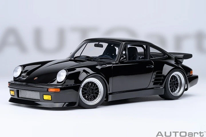 Autoart 78158 1/18 PORSCHE 911 930 TURBO WANGAN MIDNIGHT Modello Di Auto Nera