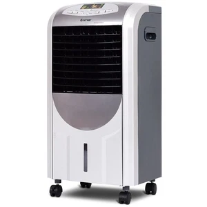 Portable Air Cooler Fan with Heater and Humidifier Function - Color: Gray - Picture 1 of 5