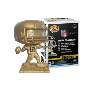 🔥 PrimeTime Customs Diamonds Terry Bradshaw Funko Pop! Gold Metallic 1-of-3 - Picture 1 of 5