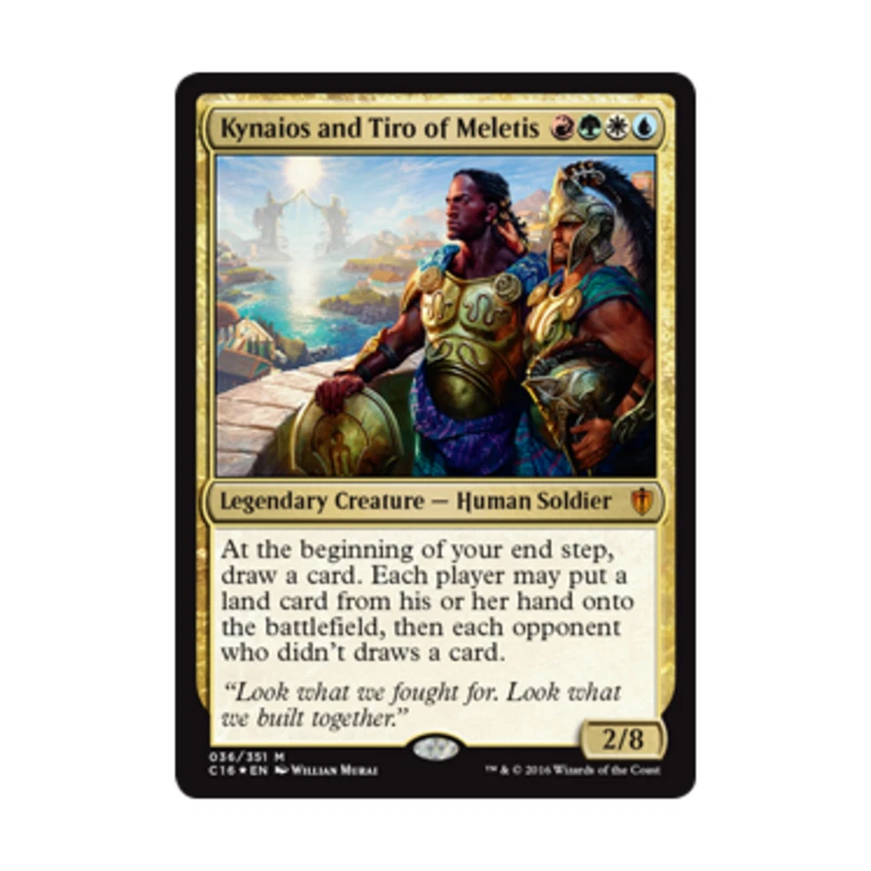 WOTC MTG Commander 2016 Kynaios and Tiro of Meletis (MR) (Foil) VG - Image 1 of 1