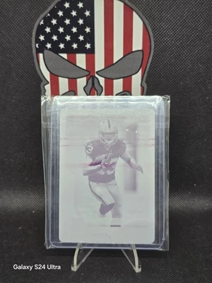 2019 DONRUSS  Hunter Renfrow 1/1 MAGENTA  Printing Plate RAIDERS - Image 1 of 2