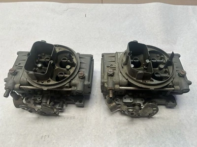 Par de carburadores Holley Center Squirter 660CFM lista 4224 túnel Ram día-2 J20292 Foto 1 de 4