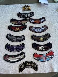10 Stück Harley Davidson HOG Patches 2000-2010 NEU nie benutzt fehlt 08 - Bild 1 von 12