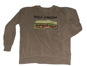 Sudadera Hobo Johnson Independent Trading Company Pullover Grande Desteñida - Imagen 1 de 12