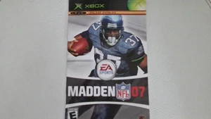 Madden 07 Instruction Manual (Xbox) - Picture 1 of 1