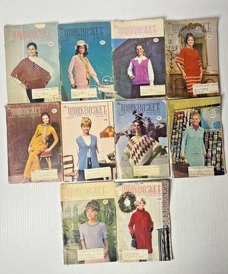 Workbasket Magazine Lot of 10 Issues from the '70's - All 1970's - Image 1 of 4
