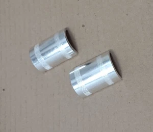 Bike Biking Adapter Shim Stem Handlebar Bushing 25.4 31.8 mm Size Silver - Picture 1 of 5