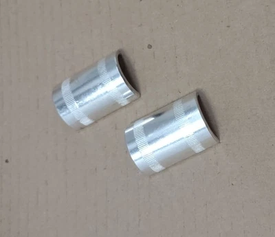 Bike Biking Adapter Shim Stem Handlebar Bushing 25.4 31.8 mm Size Silver - Image 1 of 4