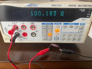 Multimetro digitale IWATSU VOAC7521 - DCV/Resistenza verificata, deviazione minore - Foto 1 di 7