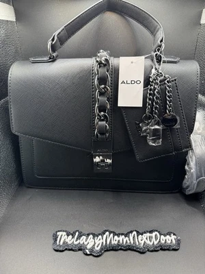 Raro VHTF ALDO Cartera Manija Superior Cartera Cadena Bandolera Foto 1 de 2