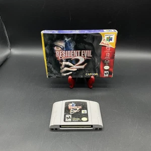 Resident Evil 2 RE2 (Nintendo 64 N64, 1999) w/ Box & Game NO MANUAL Capcom - Picture 1 of 18