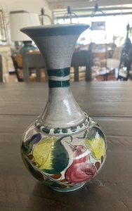 Jarrón vintage de cerámica Tonala México - Imagen 1 de 8