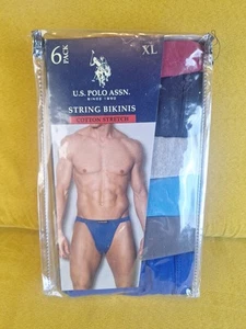 Herren US Polo ULTRA Baumwolle Set String Bikini Slip Unterwäsche 3er, 6er oder 12er Pack - Bild 1 von 3
