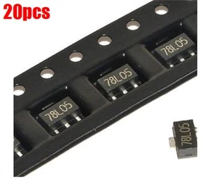 20Pcs 78L05 Reg Ldo 5V 100Ma SOT-89 Ic New ii - Picture 1 of 2