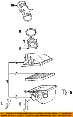 Used Fuel Injection Air Flow Meter fits: 1995 Nissan Pathfinder 6 cylinder Grade - Image 1 of 2