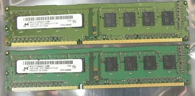 4 GB Micron PC3-12800U (2 2 GB Modules) (free shipping) - Image 1 of 3