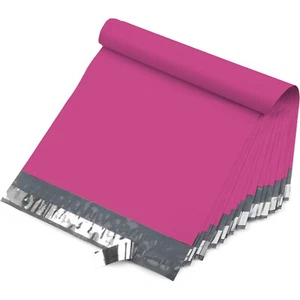 10X13 M4-100pz BUSTE PER SPEDIZIONI BUSTE PLASTICA-Rosa Caldo-CONFEZIONE - Foto 1 di 3
