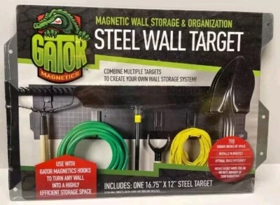 (1) Objetivo de pared de acero Gator Magnetics almacenamiento y organización 16,75 pulgadas X 12 in. Foto 1 de 2