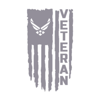 Calcomanía de vinilo bandera veterano de la Fuerza Aérea pegatina parachoques portátil taza militar Foto 1 de 2